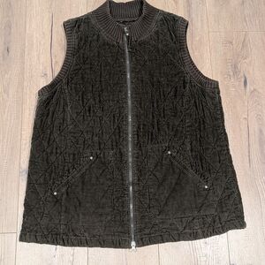 Womens Oversized Corduroy Vest